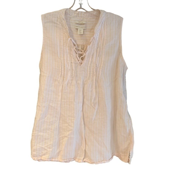 Cynthia Rowley Linen Tank Top - Picture 1 of 8
